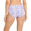 imageJockey Womens Cotton Stretch Hi CutLavender Bud Cara Floral