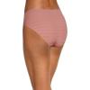 imageJockey Womens Matte ampamp Shine Seamfree Hi CutSoft Plum