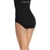 imageJockey Womens Shapewear Skimmies Core Body Smoothing Seamfree HighWaist BriefBlack