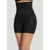 imageJockey Womens Shapewear Skimmies Seamfree Core Body Smoothing HighWaist MidThigh ShortBlack