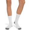 imageJockey Womens Socks Crew Sock 3 PackCeladon on Light GreyWhite on Light GreyMajolica Blue on Light Grey