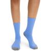 imageJockey Womens Socks Crew Sock 3 PackLight Grey HeatherMajolicaDella Blue