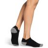 imageJockey Womens Socks Made in America Low Cut Tab Socks  3 PackBlack