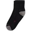 imageJockey Womens Socks Made in America Quarter Socks  3 PackBlack
