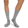 imageJockey Womens Socks Sport Crew Socks  3 PackLight Grey on TealLight GreyLight Grey on Bahama Blue