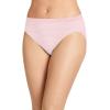 imageJockey Womens Underwear Comfies Microfiber French Cut  3 PackDeep LagoonSubtle MintCoral Mist Stripe