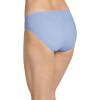 imageJockey Womens Underwear Comfies Microfiber French Cut  3 PackTeal BluePeriwinklePeach Rose