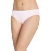 imageJockey Womens Underwear Comfies Microfiber French Cut  3 PackWhitePink PearlGrey
