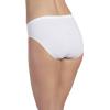 imageJockey Womens Underwear Comfies Microfiber French Cut  3 PackWhiteShellWhite