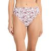 imageJockey Womens Underwear Elance French Cut  6 PackBleachedElissa FloralSilver Plum