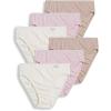 imageJockey Womens Underwear Elance French Cut  6 PackIvoryLightPink Shadow