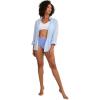 imageJockey Womens Underwear No Panty Line Promise Tactel Lace Hip BriefIris Blue