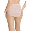 imageJockey Womens Underwear Plus Size Elance Brief  6 PackPeach Garden GeoEcho BlueParadise PeachWhiteTeal SlatePeach Fuzz