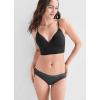imageJockey Womens Underwear Smooth ampamp Shine Seamfree BikiniBlack Heather