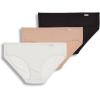 imageJockey Womens Underwear Supersoft BikiniBlackLightIvory
