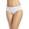 imageJockey Womens Underwear Supersoft BikiniBlackLightIvory