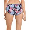 imageJockey Womens Underwear Supersoft BikiniFloral EscapeDreamy BlueTrue Navy