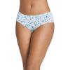 imageJockey Womens Underwear Supersoft BikiniLayered Blue Floral SprigBlue StardustAzurite Sea
