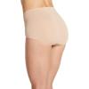imageJockey Womens Underwear Supersoft Breathe Brief  3 PackBlackIvoryLight