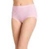 imageJockey Womens Underwear Supersoft Breathe Brief  3 PackFrothy PinkWhiteEgyptian Scroll