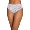 imageJockey Womens Underwear Supersoft French Cut  3 PackFerris White ChevronSheer LilacDeep Sangria
