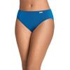 imageJockey Womens Underwear Supersoft French Cut  3 PackLayered Blue Floral SprigBlue StardustAzurite Sea