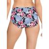 imageJockey Womens Underwear Supersoft Hipster  3 PackFloral EscapeDreamy BlueTrue Navy