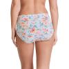 imageJockey Womens Underwear Supersoft Hipster  3 PackFormal Light Blue FloralSunrise PeachEcho Blue