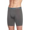 imageJockey Mens Underwear Chafe Proof Pouch Ultra Soft Modal 85quot Long Leg Boxer BriefVulcan