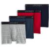 Navy Heather/Racing Red/Rough Blue/Quartz Grey Stripe