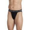 imageJockey Mens Underwear Sport Stability Pouch Microfiber Jock StrapBlack