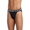 imageJockey Mens Underwear Sport Stability Pouch Microfiber String BikiniBlack Out