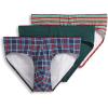 imageJockey Mens Underwear True Style Bikini  3 PackSweet PlaidCactus PineTwinkling Stripe