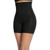 imageJockey Womens Shapewear Skimmies Seamfree Core Body Smoothing HighWaist MidThigh ShortBlack