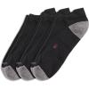 imageJockey Womens Socks Made in America Low Cut Tab Socks  3 PackBlack