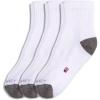 imageJockey Womens Socks Made in America Quarter Socks  3 PackWhite