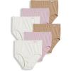 imageJockey Womens Underwear Plus Size Elance Brief  6 PackIvoryLightPink Shadow