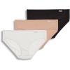 imageJockey Womens Underwear Supersoft BikiniBlackLightIvory