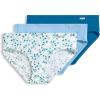 Layered Blue Floral Sprig/Blue Stardust/Azurite Sea