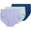 imageJockey Womens Underwear Supersoft Breathe Brief  3 PackSubtle MintMarina BlueWake Blue