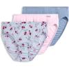imageJockey Womens Underwear Supersoft French Cut  3 PackDreamy Blue Floral MusingsPink PearlShower