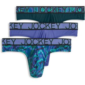 imageJockey Mens Microfiber Stretch ThongFuture DuskDark PsychedelicOcean Sky