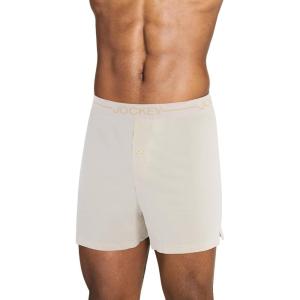 imageJockey Mens Underwear Organic Cotton Stretch 4quot BoxerBone