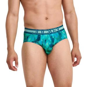 imageJockey Mens Underwear Sport Stability Pouch Microfiber BriefElemental Glaze