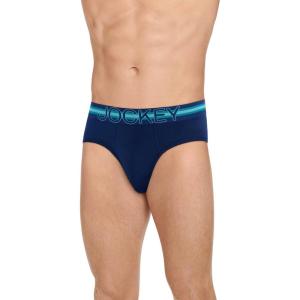 imageJockey Mens Underwear Sport Stability Pouch Microfiber BriefJust Past Midnight