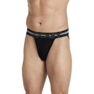 imageJockey Mens Underwear Sport Stability Pouch Microfiber Jock StrapBlack