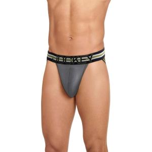 imageJockey Mens Underwear Sport Stability Pouch Microfiber Jock StrapVulcan