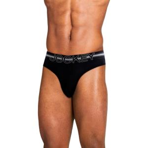 imageJockey Mens Underwear Sport Stability Pouch Microfiber ThongBlack