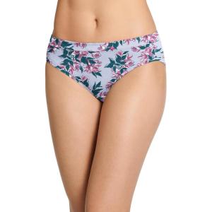 imageJockey Womens Cotton Stretch BikiniDreamy Blue Soft Botanical