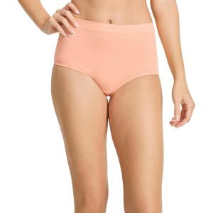 imageJockey Womens Cotton Stretch BriefPeach Smoothie